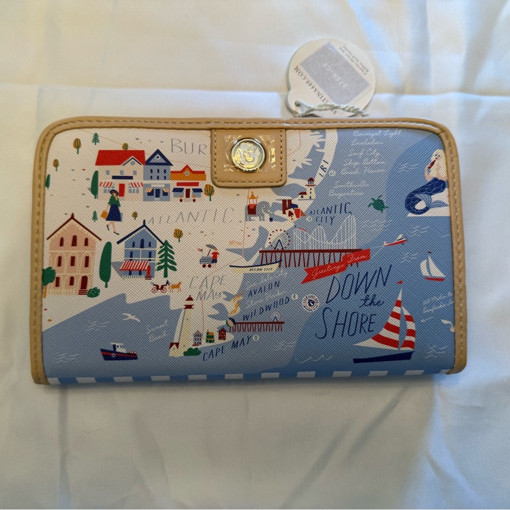 NWT Spartina 449 DOWN THE SHORE WALLET